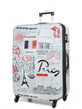 Valise Snowball Champs-Elyses 76 cm Blanc