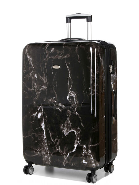 Valise rigide Marbre 76 cm Noir