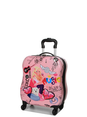 Valise Snowball Kids Musique 48 cm Rose