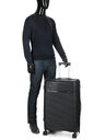 Valise rigide Linea 75 cm Noir