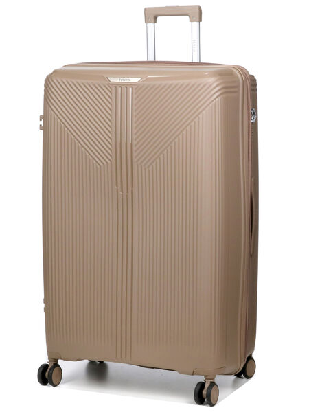 Valise rigide extensible Deltea 85 cm Kaki