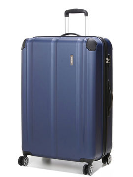 Valise rigide extensible City L 77 cm Marine
