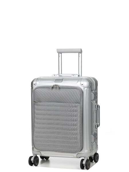 Valise cabine rigide Next S 55 cm - Poche Frontale Argent