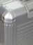 Valise rigide Next L 77 cm Argent