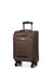 Valise cabine souple extensible Corinthe 55 cm Marron Marron