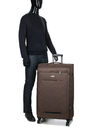 Valise souple extensible Corinthe 88 cm Marron