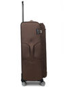 Valise souple extensible Corinthe 88 cm Marron