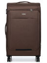 Valise souple extensible Corinthe 88 cm Marron