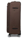 Valise souple extensible Corinthe 88 cm Marron