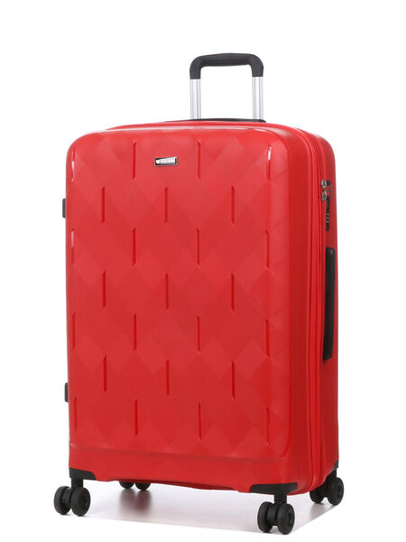 Valise rigide Potsdam 75 cm Rouge