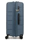 Valise rigide extensible Kos 2 - 65 cm Bleu Orage Bleu Orage