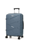 Valise rigide extensible Kos 2 - 65 cm Bleu Orage Bleu Orage