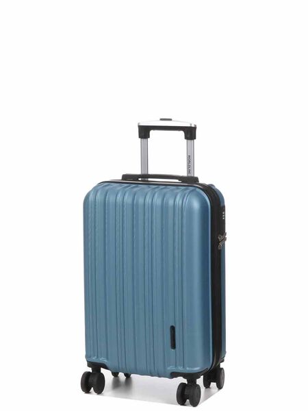 Valise cabine rigide extensible Braga 3 - 55 cm Bleu Orage