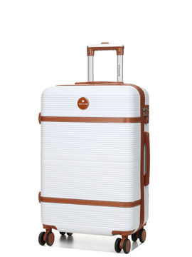 Valise rigide extensible Tampa 3 - 66 cm Blanc