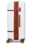 Valise rigide extensible Tampa 3 - 75 cm Blanc