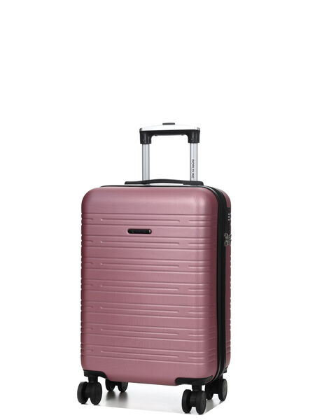 Valise cabine rigide extensible Bologne 2 - 55 cm Rose