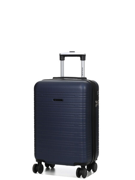 Valise cabine rigide extensible Bologne 2 - 55 cm Bleu Marine