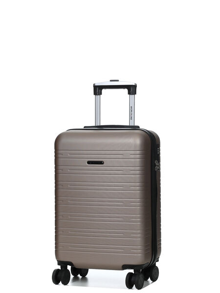 Valise cabine rigide extensible Bologne 2 - 55 cm Champagne
