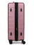 Valise rigide extensible Bologne 2 - 76 cm Rose Rose