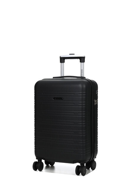 Valise cabine rigide extensible Bologne 2 - 55 cm Noir
