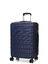 Valise rigide extensible Linz 3 - 65 cm Bleu Marine