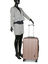 Valise rigide extensible Braga 2 - 65 cm Rose Gold