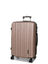Valise rigide extensible Braga 2 - 65 cm Rose Gold