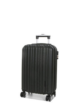 Valise cabine rigide extensible Braga 2 - 55 cm Noir