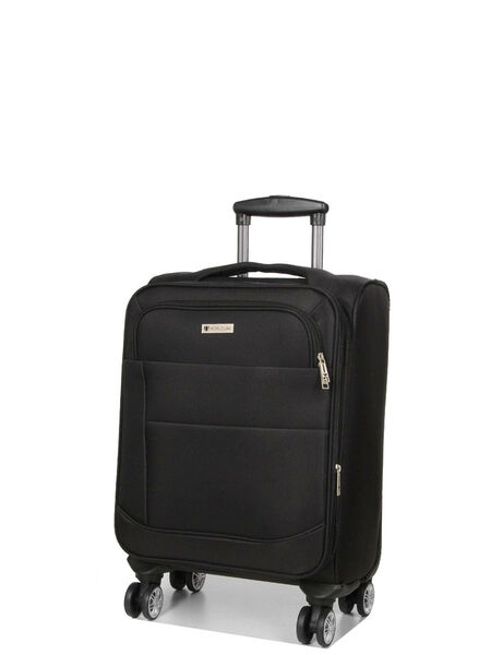 Valise cabine souple extensible Agadir 55 cm Noir