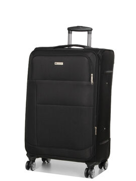Valise souple extensible Agadir 76 cm Noir