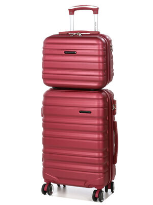 Valise Worldline Minneapolis 2 - 55 cm et vanity Bordeaux