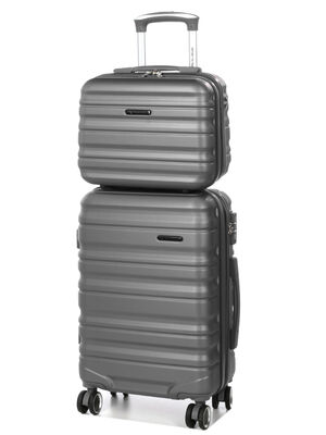 Valise Worldline Minneapolis 2 - 55 cm et vanity Gris