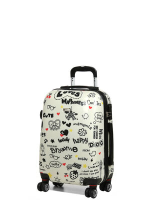 Valise Worldline Freetown Love 54 cm 7146#Blanc