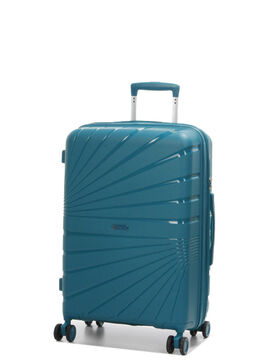 Valise rigide extensible Abidjan 64 cm Turquoise