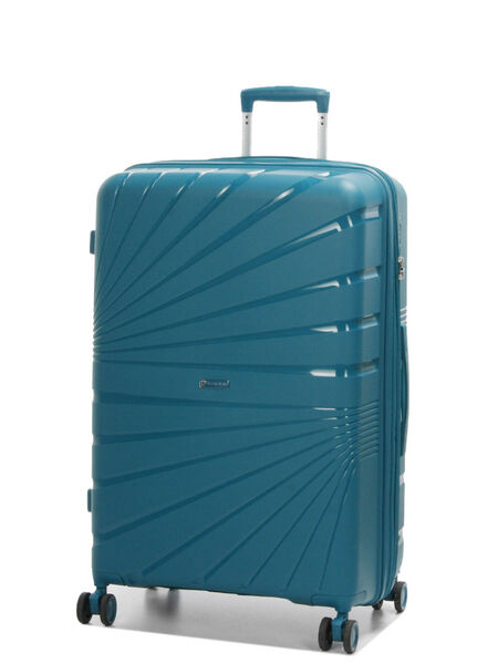 Valise rigide extensible Abidjan 74 cm Turquoise