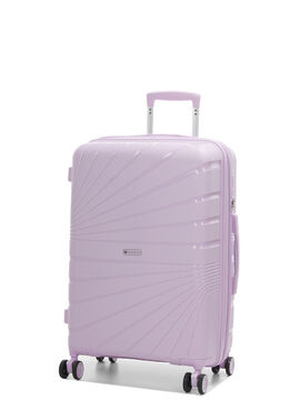 Valise rigide extensible Abidjan 64 cm Mauve