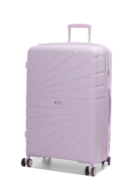 Valise rigide extensible Abidjan 74 cm Mauve