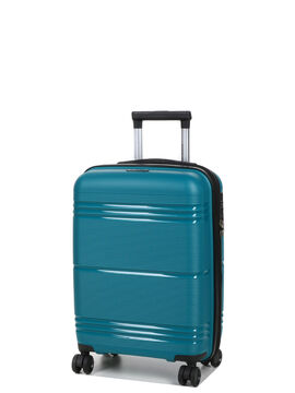 Valise cabine rigide extensible Izmir 55 cm Bleu Ptrole