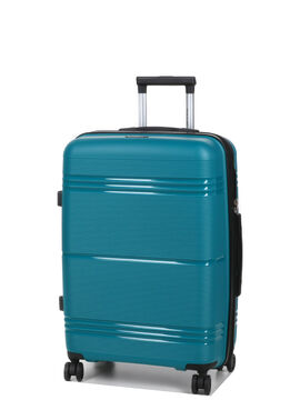 Valise rigide extensible Izmir 65 cm Bleu P�trole