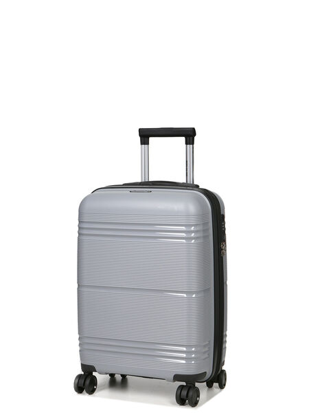 Valise cabine rigide extensible Izmir 55 cm Gris