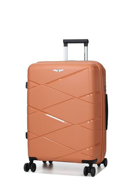Valise rigide extensible Kos 64 cm Terracotta