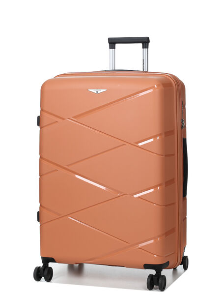 Valise rigide extensible Kos 74 cm Terracotta