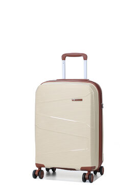 Valise cabine rigide extensible Zante 55 cm Beige