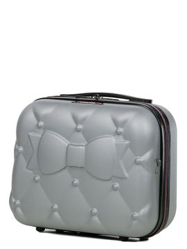 Vanity case rigide Coup de foudre 33 cm Gris