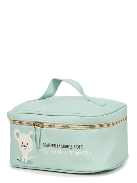 Vanity case souple Sophie Soussou la Souris 23 cm