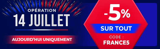 -5% avec le code FRANCE5