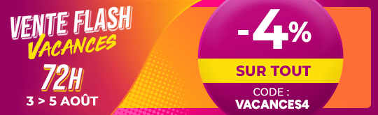 -4% avec le code VACANCES4