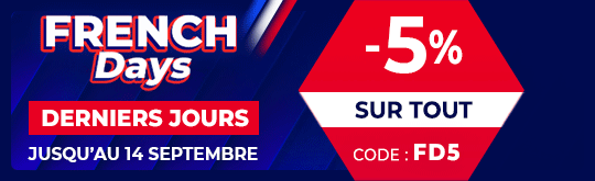 -5% avec le code FD5