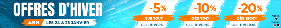-5% avec le code HIVER5