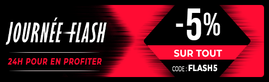 -5% avec le code FLASH5